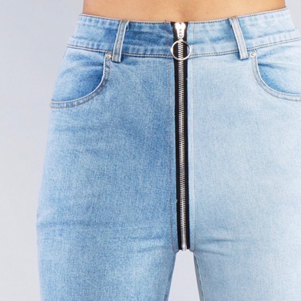 Zipper jeans